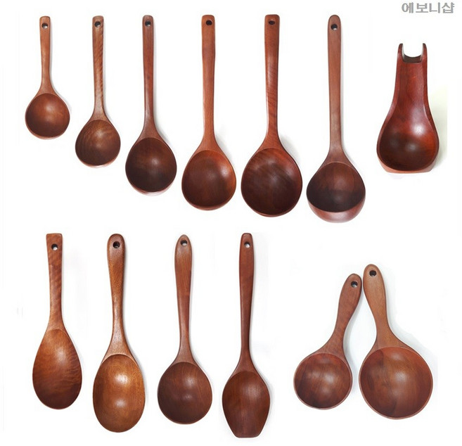 에보니 옻칠 국자 조리도구, 1개, 국자(대)