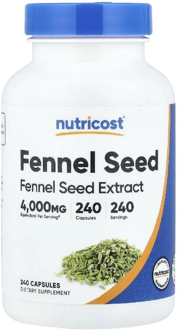 뉴트리코스트 회향 씨 Fennel Seed Extract 캡슐 240정, 1개 - 쿠팡