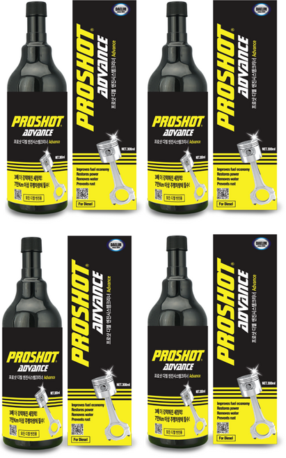 3+1 초특가 구성 대림 프로샷 어드밴스 연료첨가제 인젝터 시스템 클리너 경유(디젤) 전용, 디젤/경유, 4개