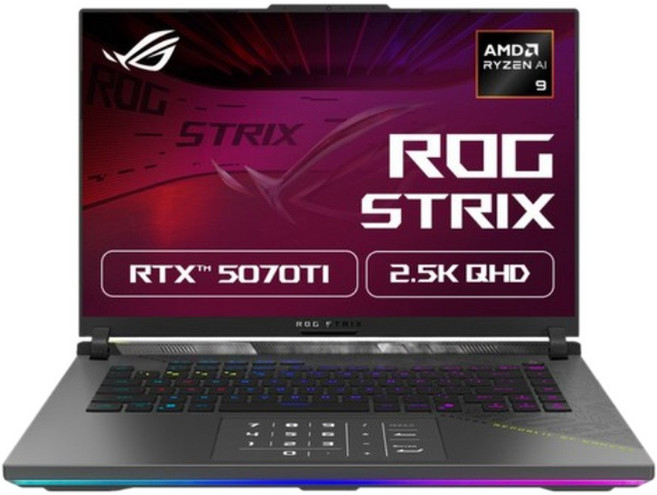 에이수스 2025 ROG 스트릭스 G16 라이젠9 라이젠 9000 시리즈 지포스 RTX 5070 Ti, 볼트 그린, 1TB, 16GB, WIN11 Home, G614FR-S5122
