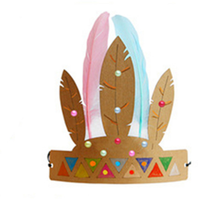 메이크문구 DIY194 인디언머리띠만들기, 1개