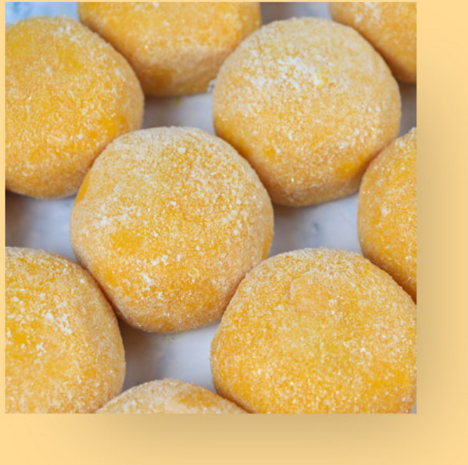 제주사월 귤떡 오메기떡 부직포 개별포장 제주도특산품 제주직송택배 25개입, 25개, 60g