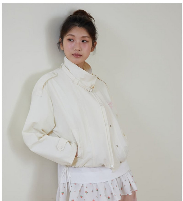 에고이스트 스프링 스트랩 자수 점퍼 ES2OJP52_DG