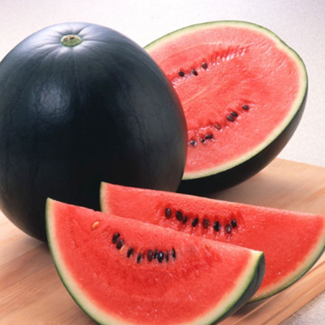 [초초특가] 꿀벌도울고갈 초고당도 흑수박, 1개, 5-6kg