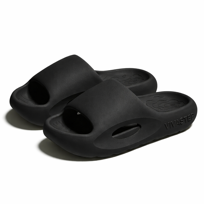 비바스텝 발편한 아치 쿠션 슬리퍼 키높이