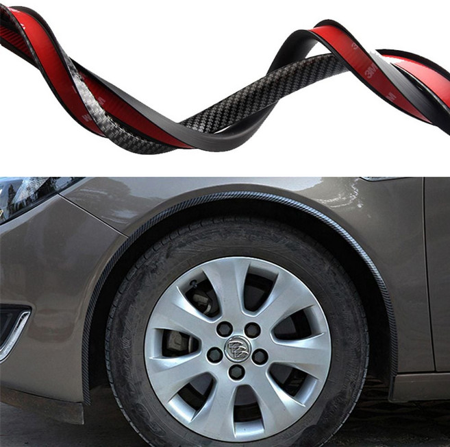 휀다가드 자동차에어댐 2p 사무라이 희망 47758ea 1개, 카본블랙