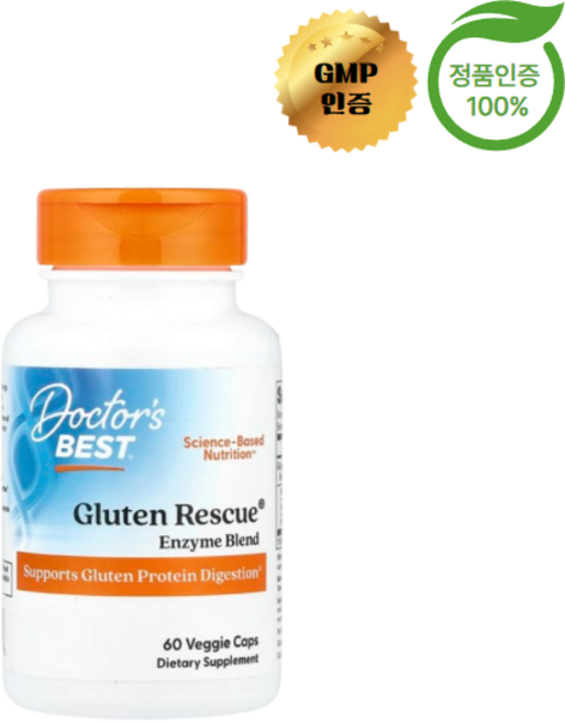 닥터스 베스트 글루텐 레스큐 위드 60정, 1세트