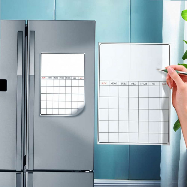 붙이는 화이트보드 미니 자석 보드 화이트 보드판 시트지 냉장고 메모보드 칠판 메모 달력 스케줄 월간계획표, 상세페이지 참조
