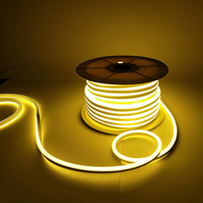 선세이브 LED 네온플렉스 10m AC 220V 논네온 줄조명 전원포함, 1개, 옐로우
