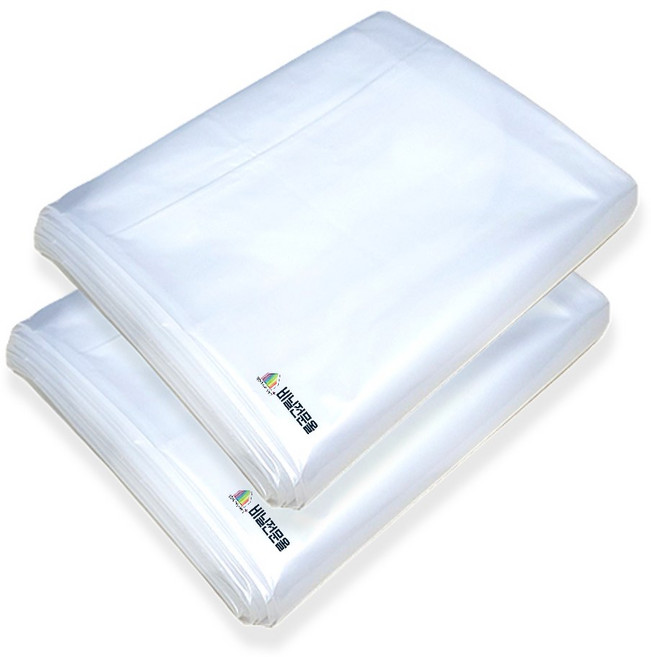 비닐전문올 두꺼운 대형 덮개 깔개 캠핑 리모델링 비닐 2mX3m, 2개, 투명