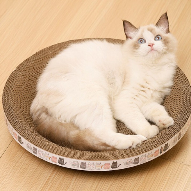 50cm 대형 고양이 스크래쳐 원형 쇼파 스크레쳐 장난감 침대 방석, 1개