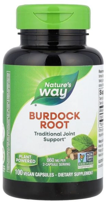 Nature's Way Nature's Way Burdock Root 950 Mg Per Serving 100 Vegan Caps (packaging May Vary) 1, 1개, 100정 - 쿠팡