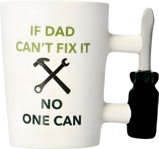 플라잉타이거 코펜하겐 머그 컵 대디 픽서 툴 홈 카페 도자기 유로커머스, 1개, 혼합