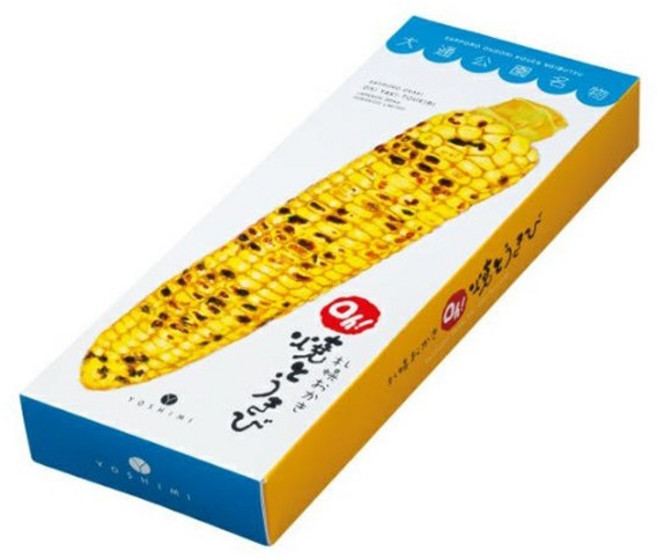요시미 삿포로 오카키 Oh 구운 옥수수 찹쌀과자 108g, 1개
