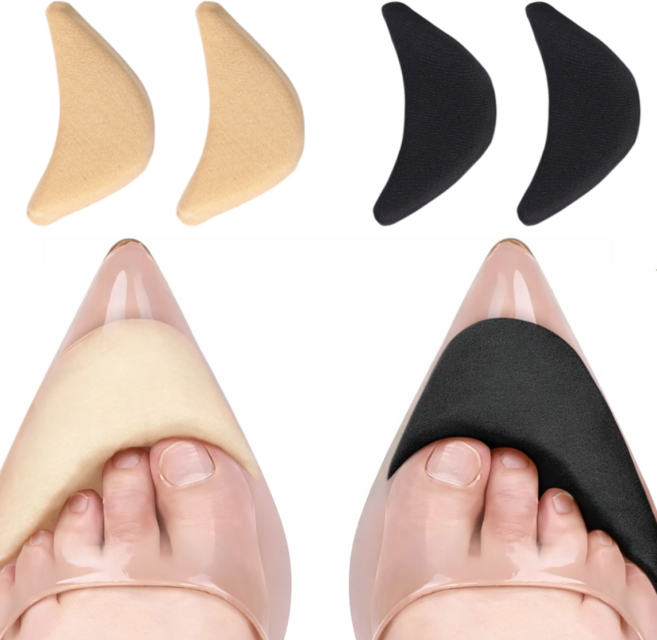 리빙에센스 푹신한 미끄럼 방지 하이힐 쿠션 깔창 패드 2종 세트, 1세트