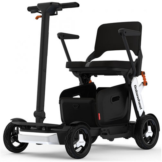 로보휠 로보휠 [화메디] 로보휠 스마트 smart 시니어 스쿠터 휴대형 접이식 보도주행 자동 전동 휠체어, 블랙, 4월 10일 배송 (정상가에서 36만 할인), 1개