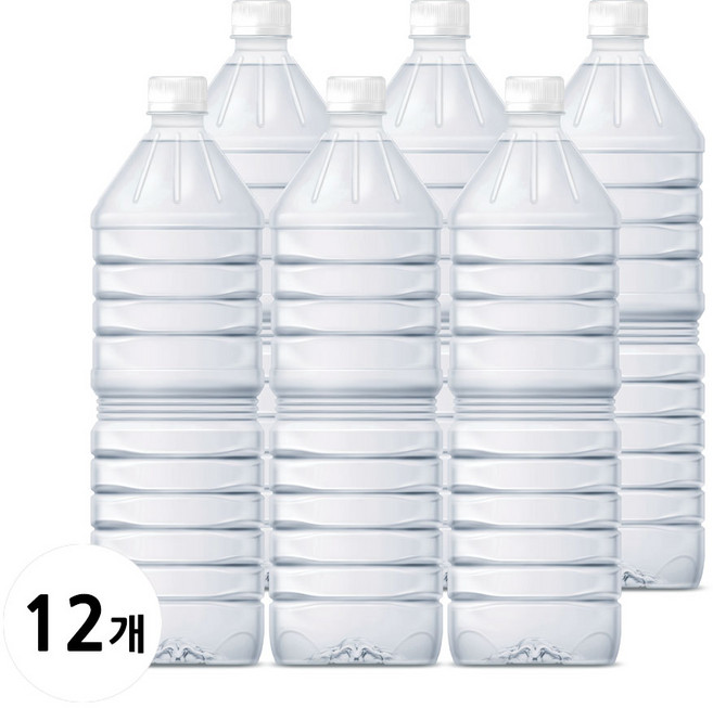 지리산 물하나 500ml 40병 생수, 12개, 2L