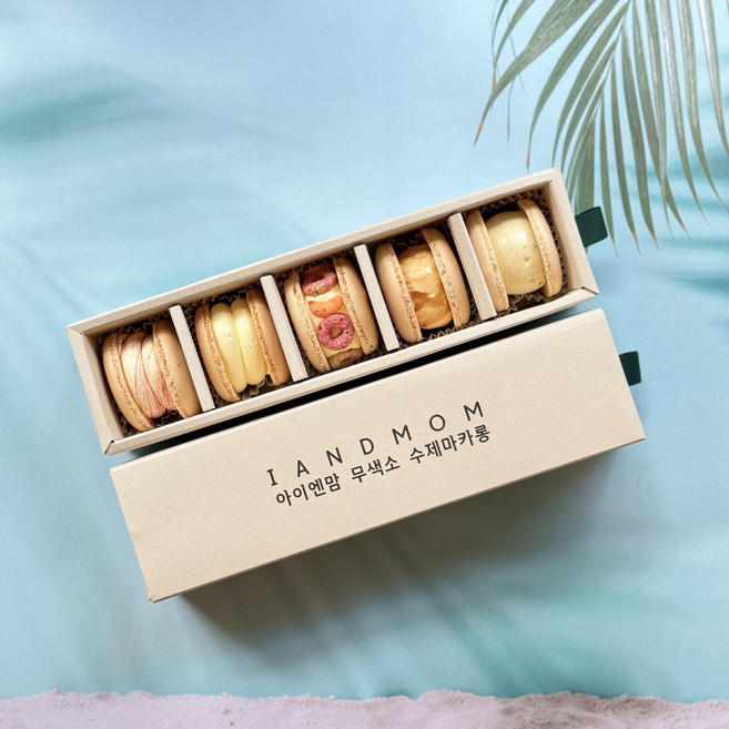 아이엔맘 무색소 수제마카롱 선물세트/3구/5구/10구, 5개, 25g