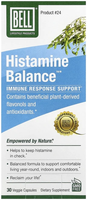 건강에 좋은영양제 Bell Lifestyle Histamine Balance™ 베지 캡슐 30정 지금구입하세요 곧품절되요, 1개 - 쿠팡