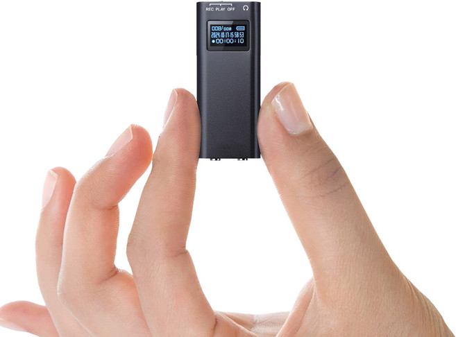 초소형 장시간 녹음기 자석내장 음성인식 LCD화면 휴대용 보이스레코더 KVR-25, 초소형 녹음기 KVR-25