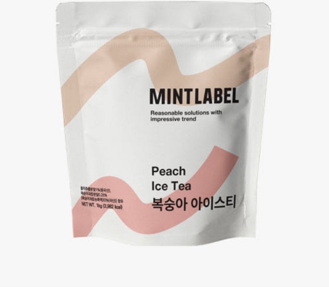 민트라벨 복숭아 아이스티 1kg, 1개