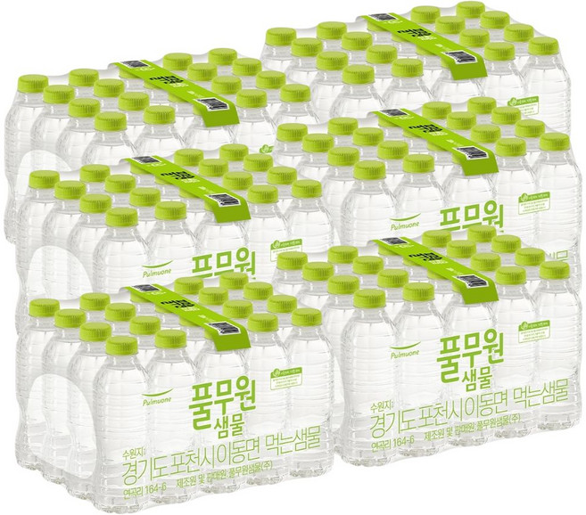 풀무원샘물 무라벨 생수 330ml, 120개