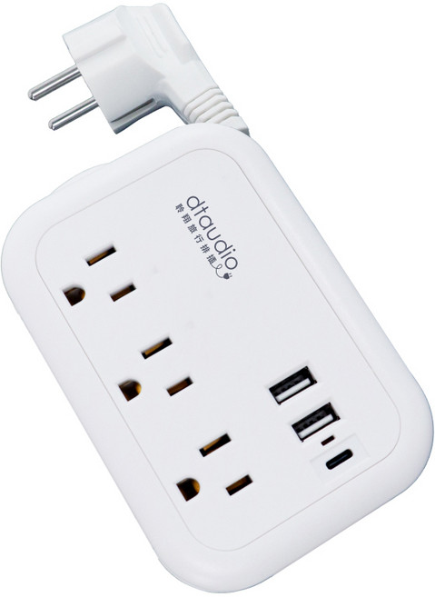 dtaudio 旅行排插 萬國轉接頭 磷青銅 插座充電頭, 1個, 英規