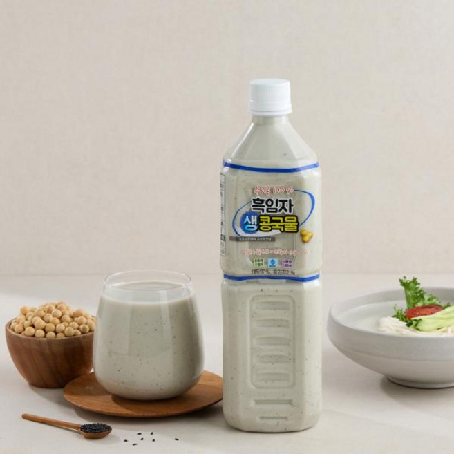 국산 무첨가 무가당 흑임자 콩물, 1L, 2병