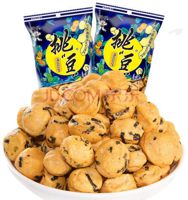 [천천중국식품]왕왕 김땅콩 과자, 1개, 80g