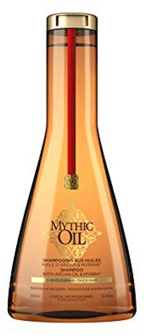 유럽 로레알 프로페셔널 파리 미식 오일 샴푸 스트롱 헤어 너리싱 헤어 샴푸 윤기 탄력 오일이 풍부한 헤어 케어 손상된 건조한 모발에 영양 250ml 헤어케어, 1개