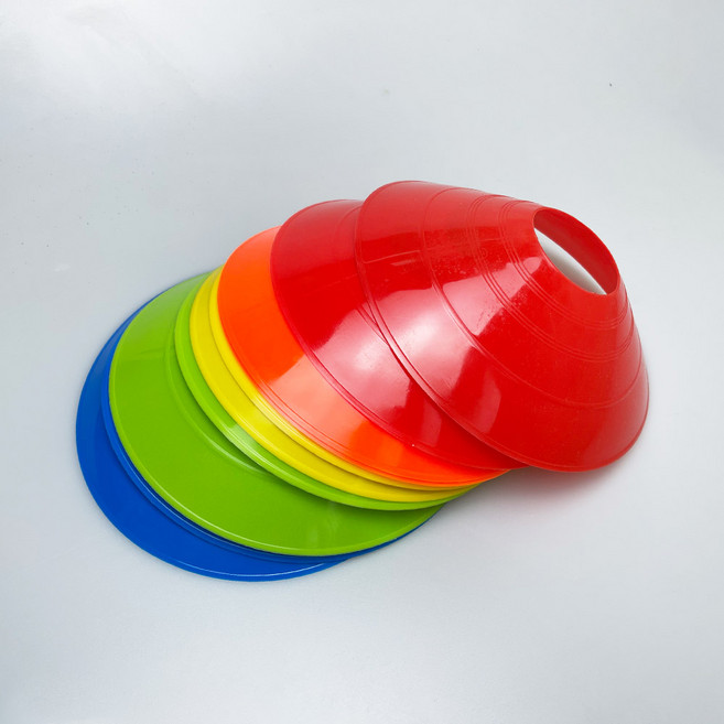 접시콘 축구콘 축구훈련콘 운동콘, 접시콘(10개세트) 레인보우, 10개, 접시콘(레인보우) 단품