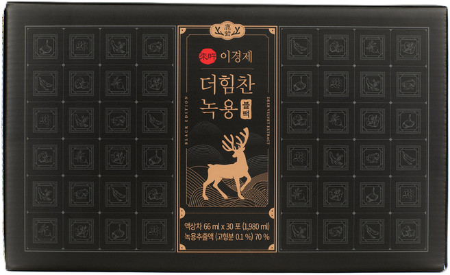 [본사운영] 시즌 7 이경제 더힘찬 녹용 블랙, 66ml, 30개