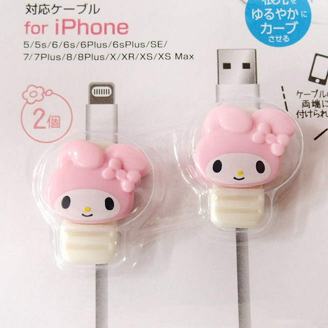 산리오 케이블 프로텍터 선보호 휴대폰, 1개, 마이멜로디