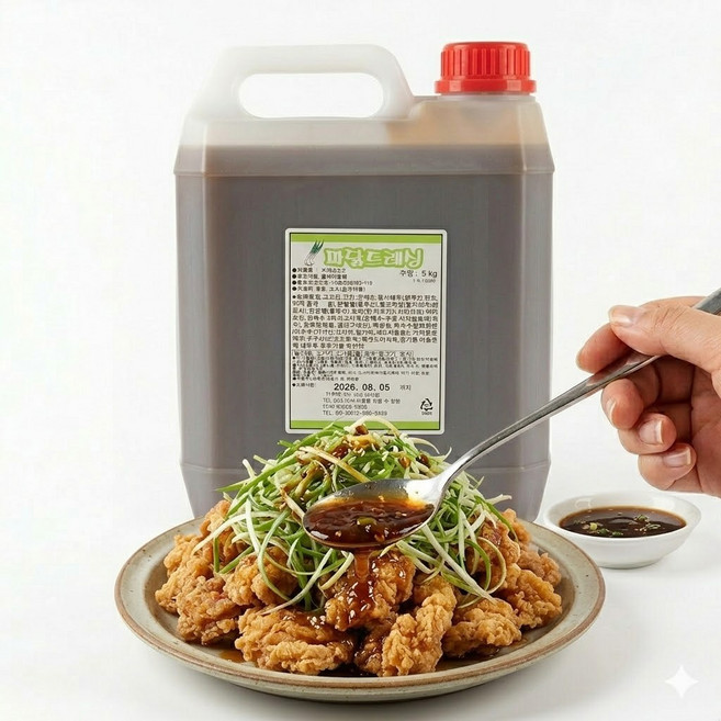 냉장 뫼루니 파닭 드레싱 소스 5kg, 1개