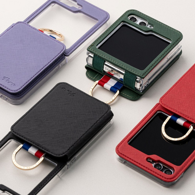 뷔에르 포켓 링 카드케이스 갤럭시Z플립7 Z플립6 Z플립5 플립4 플립3
