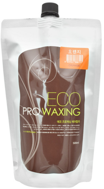 웰코스 에코 프로왁싱 헤어칼라 500ml, 오렌지, 1개
