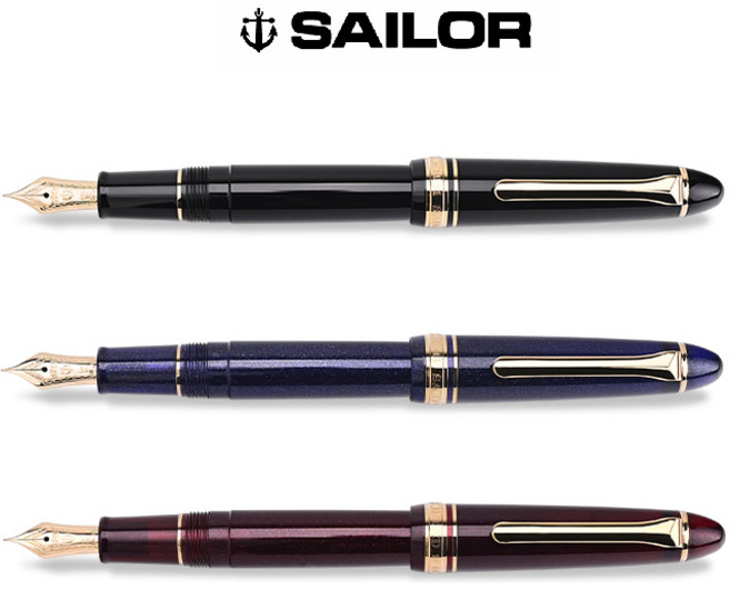 세일러 프로피트 라이트 금장 14K 만년필, 샤이닝 블루, EF