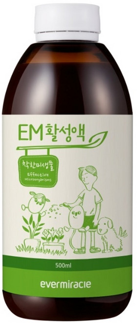 EM 활성액 (500ml) 발효액 악취제거 착한미생물 복합미생물제제, 500ml, 1개