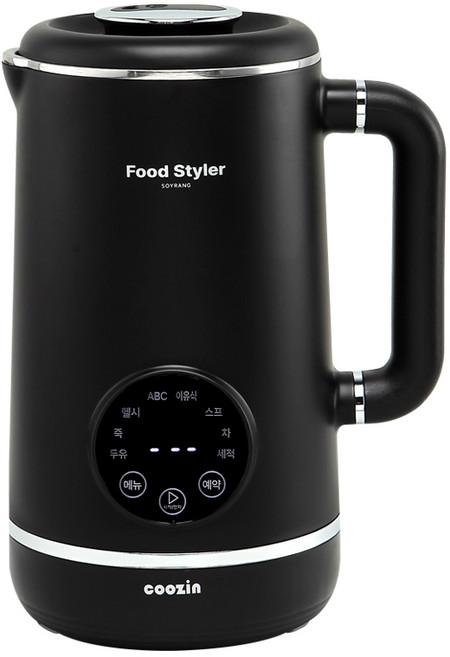 쿠진 푸드스타일러 1L 두유제조기 죽제조기 ABC 건강식, 블랙