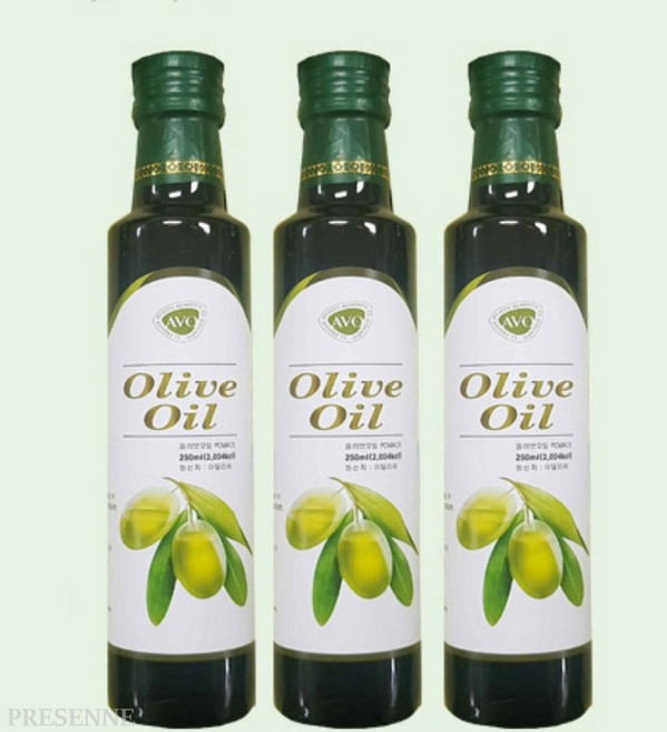 올리브 오일 선물세트 프라임 1호 250ml 3병 설 명절 단체선물, 3개