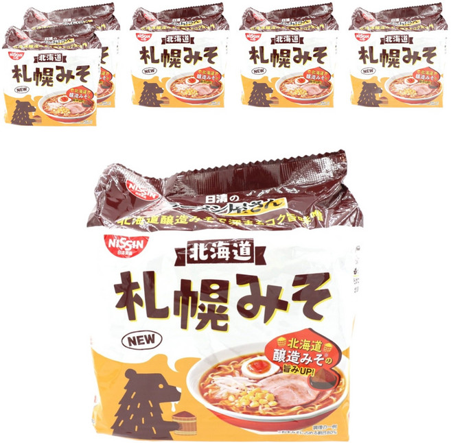 日清 拉麵店 札幌味噌 5入, 6個