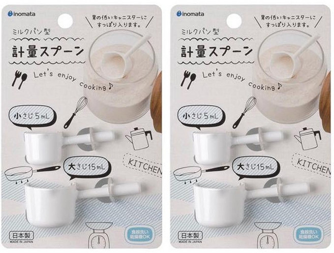 이노마타/계량스푼-밀크팬형, 4개