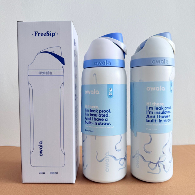 오왈라 Owala FreeSip 보온보냉병 (710ml/950ml), 950ml, 블루사벨트