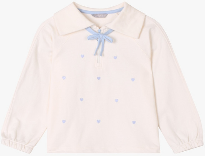 [신디키즈] 자수 올 오버 리본탈착 맨투맨 CIMA25206_강남점