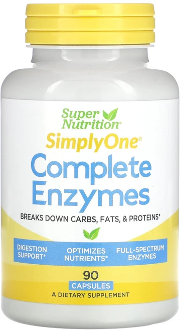 Super Nutrition SimplyOne 컴플리트 효소 캡슐 90정, SuperNutritionSimplyOne컴플리트효소캡, 1개 - 쿠팡