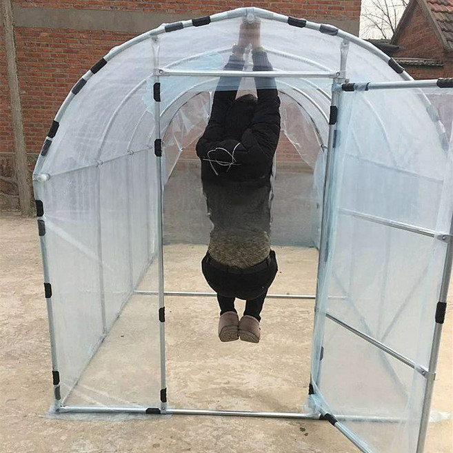 미니 조립식 소형 비닐하우스 온실 텃밭 2m, 폭 2m 길이 2m 높이 2m