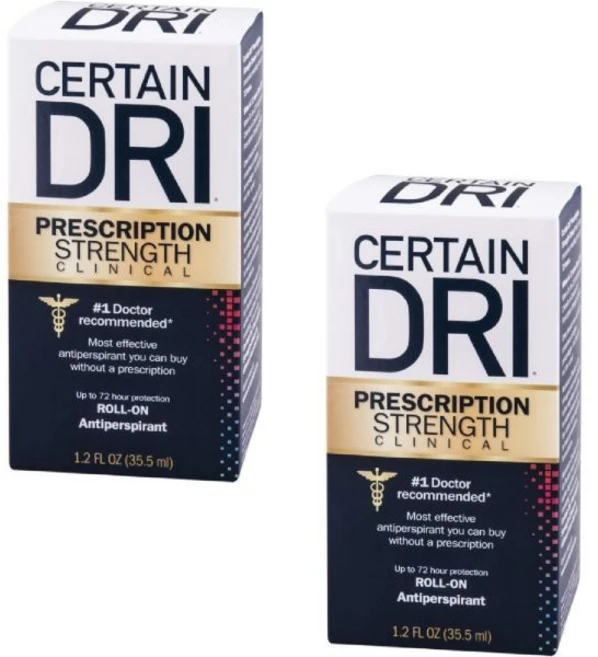 과도한 땀을 위한 특정 드라이 안티퍼스피란트 롤온 - 1.2온스 2파운드 - 쿠팡