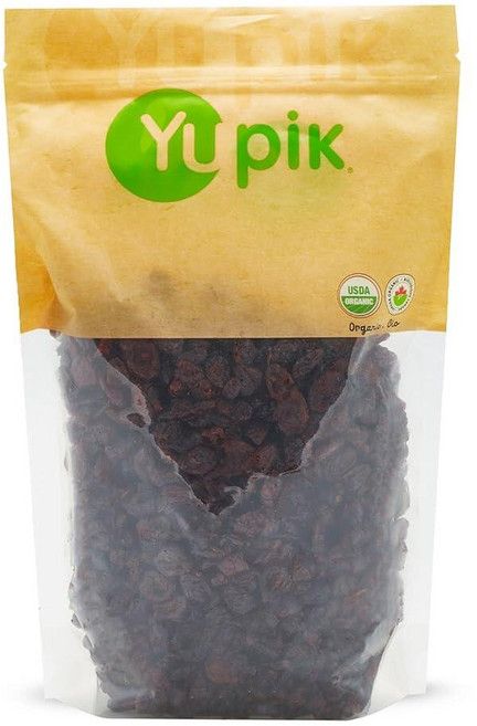 Yupik 크랜베리 사과 주스 주입 1kg(2.2파운드) (997.9g(3.5온스) GMO 프리 글루텐 프리 비건 코셔 말린 과일 설탕 무첨가 통통하고 쫄깃한, Yupik 유기농 크랜베리, 사과 주스 주입, 1kg(, 1