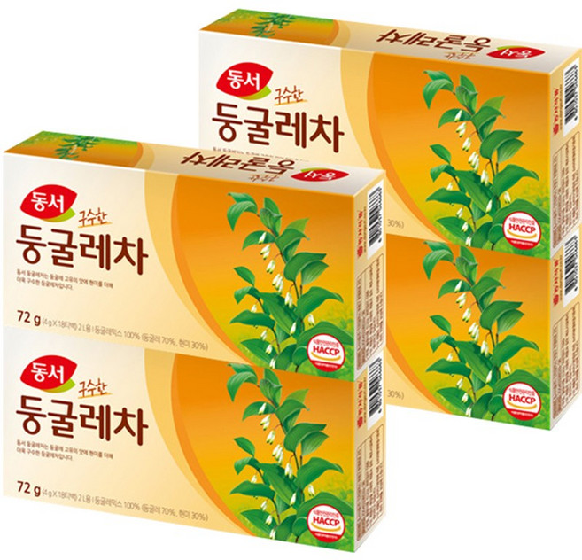 동서 둥굴레식수용차 72g x 4개, 4g, 18개입