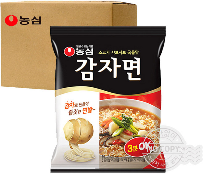 [박스] 농심 감자면 117g 40입